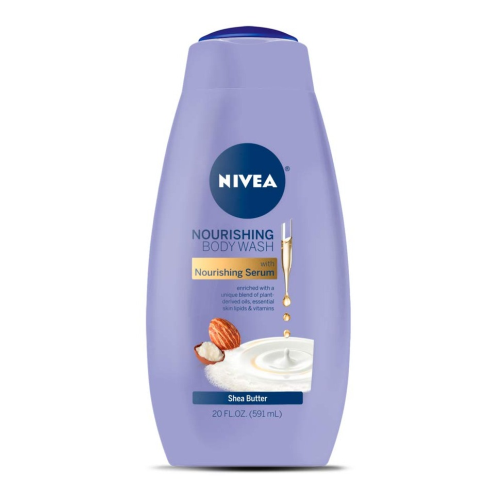 NIVEA Nourishing Shea Butter Care Body Wash - with Nourishing Serum