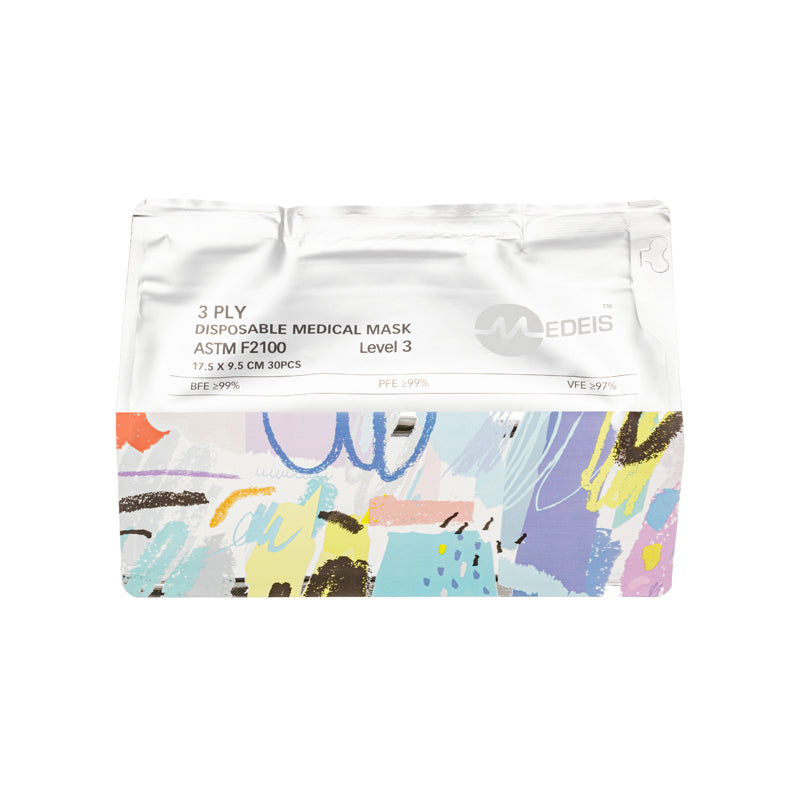 Medeis Disposable Medical Mask Gradient Surprise 30PCS