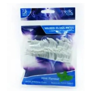 CS Medic Oral + Dental Flossers With Mint 75's