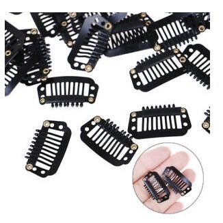 Lqqks 12 Pc  Wig Clips, Black