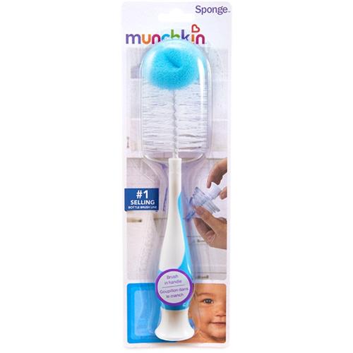 Munchkin Sponge Bottle Brush with Nipple Brush