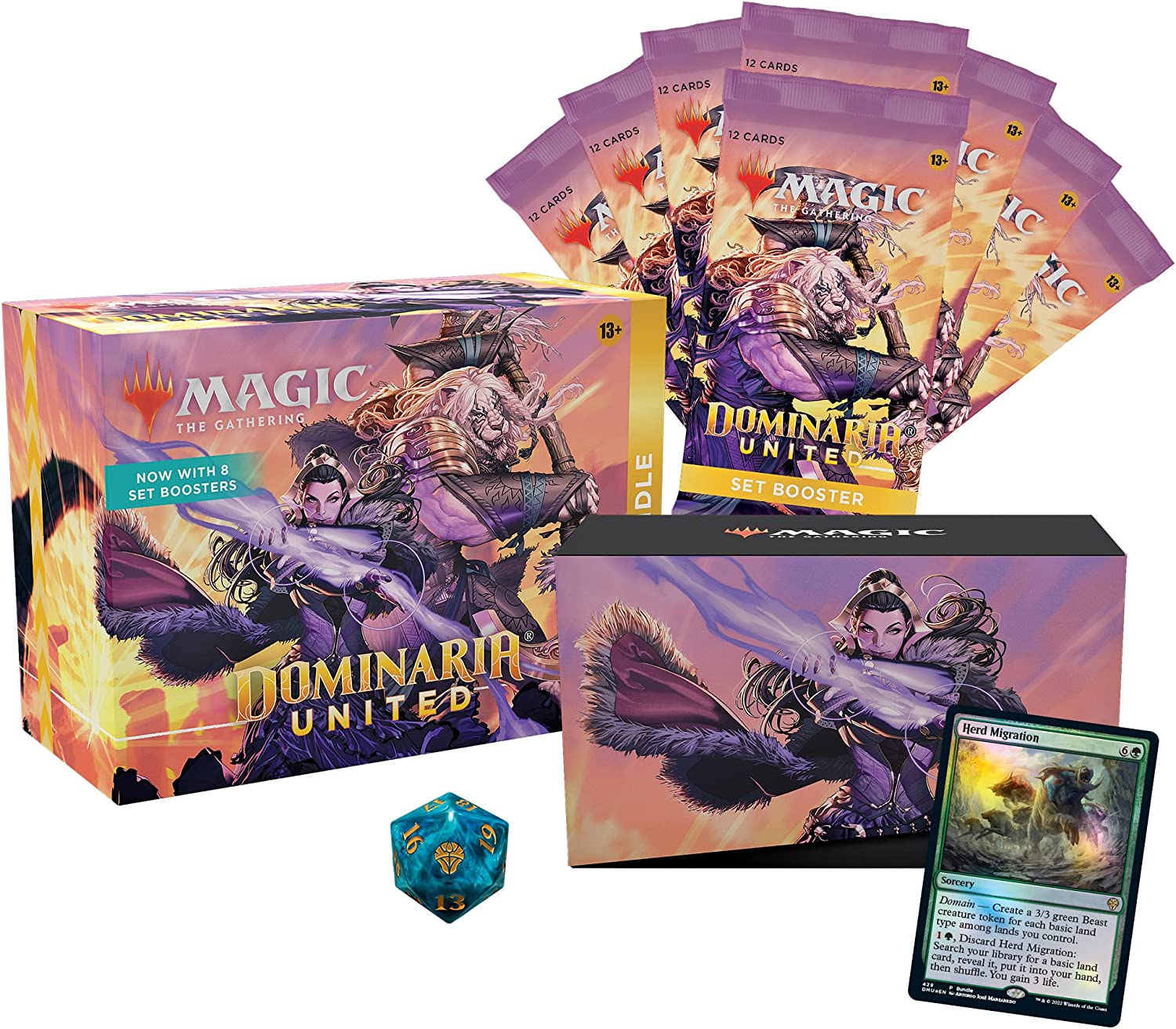 Magic the Gathering - Dominaria United (8 Set Boosters + Accessories) Bundle LAST ONE!