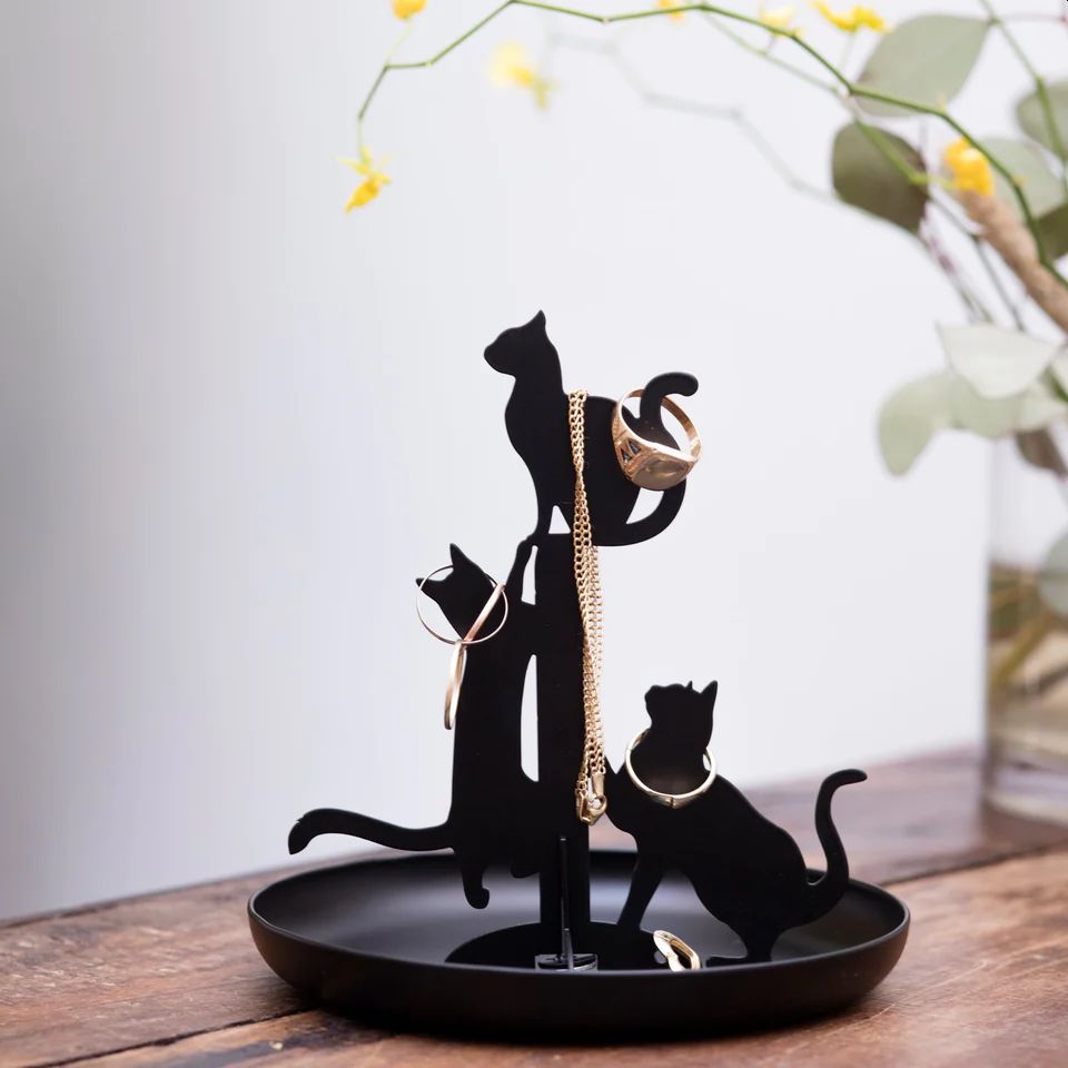 Black Cats Jewellery Stand