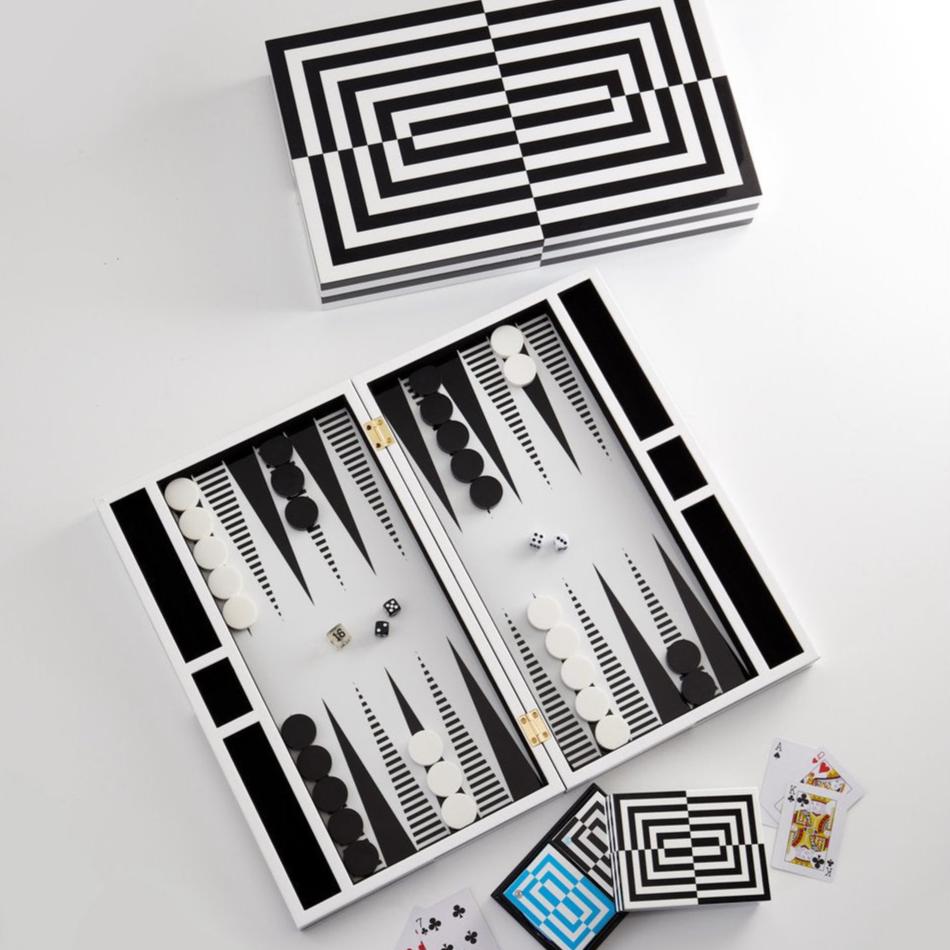 Op Art Lacquer Card Set