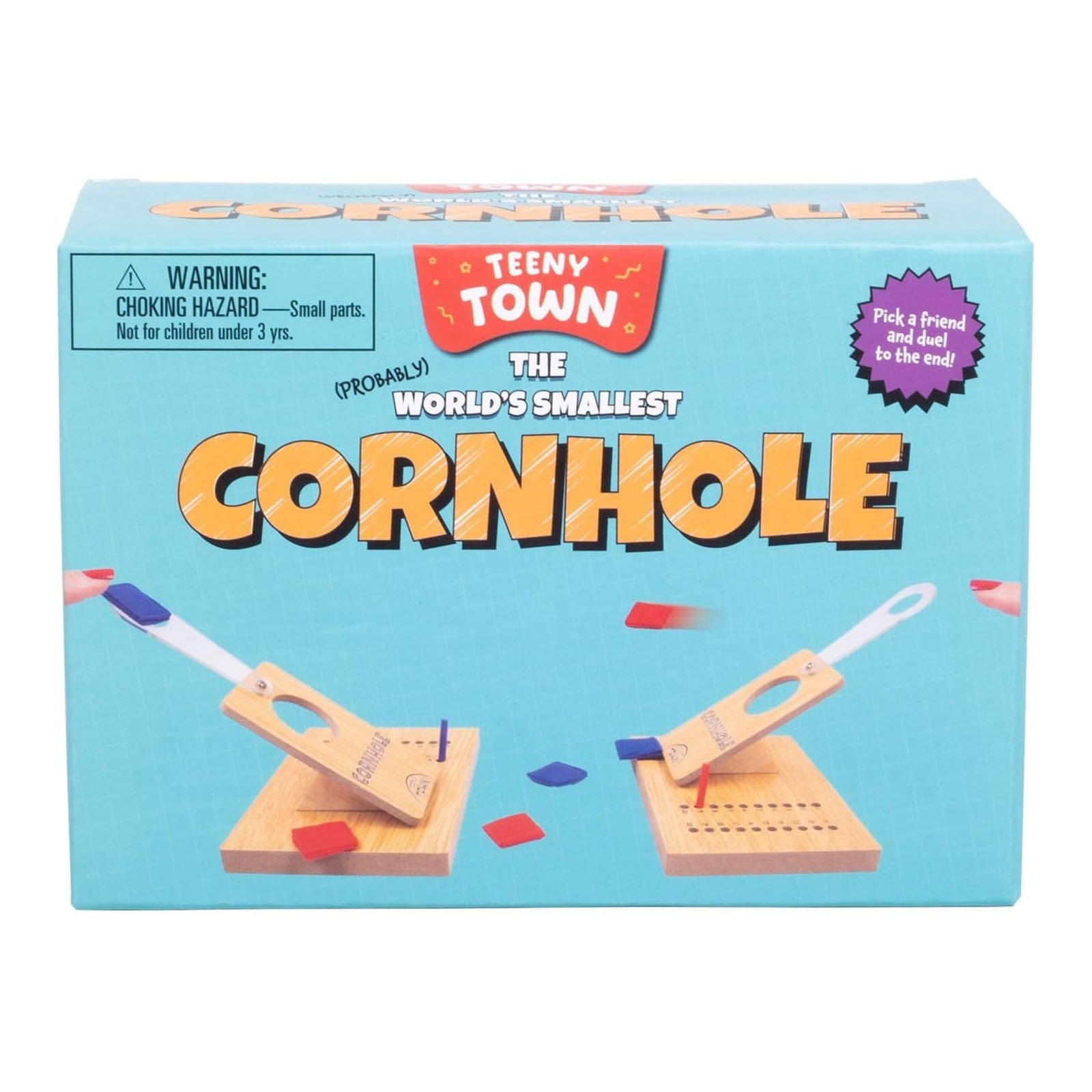 Fizz Creations Teeny Town's Smallest Cornhole Set