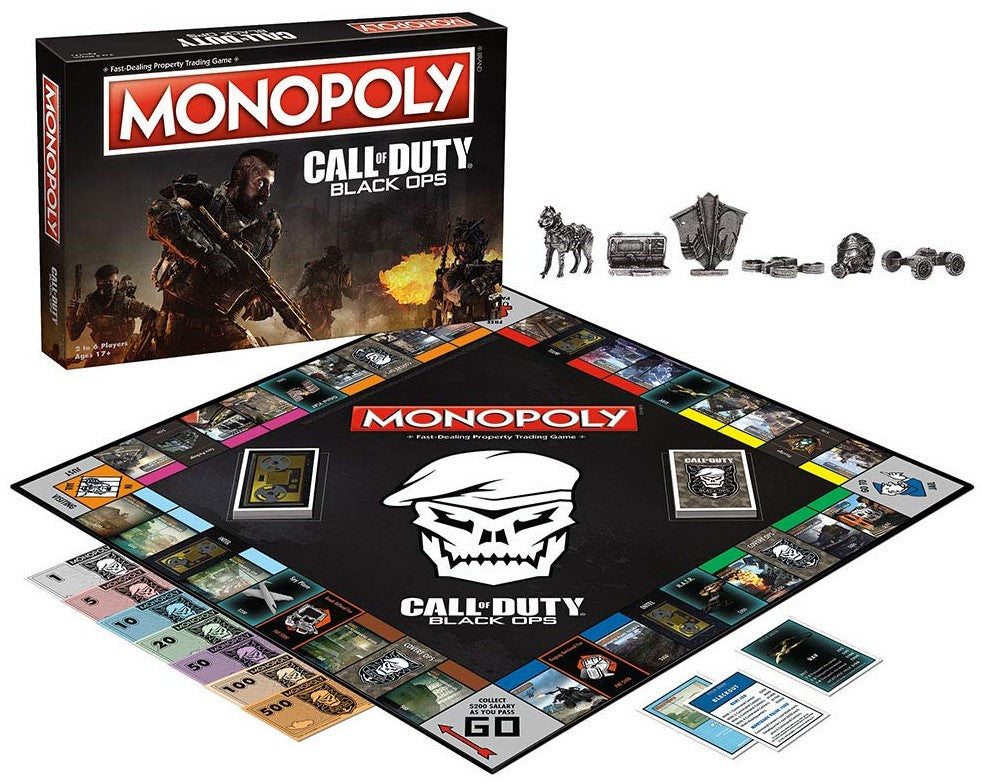 Hasbro Gaming - USAopoly - Monopoly: CoD Call of Duty Black Ops 4 Edition Board Game LOW STOCK