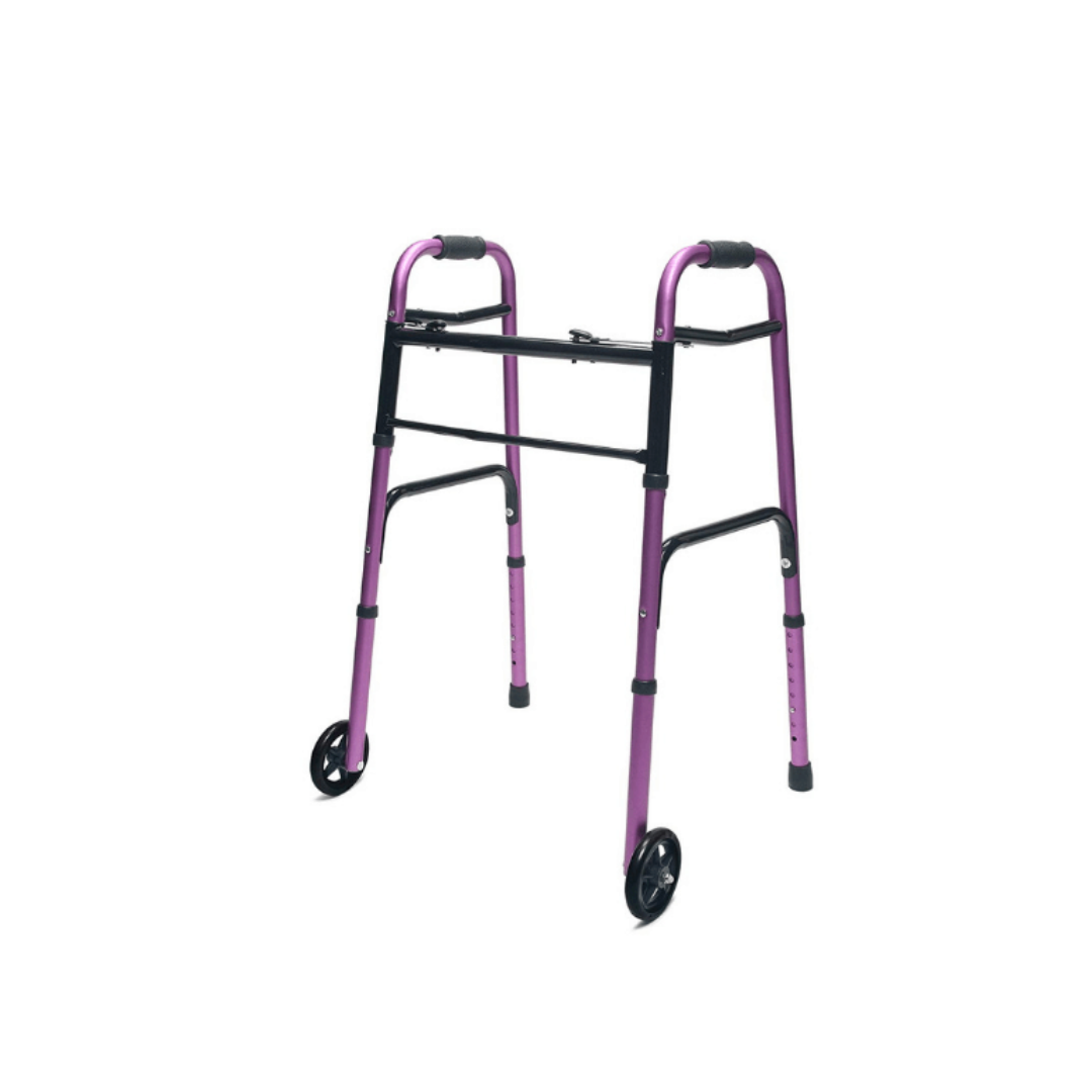 Lumex ColorSelect Adult Walkers with 5" Wheels - Senior.com Walkers