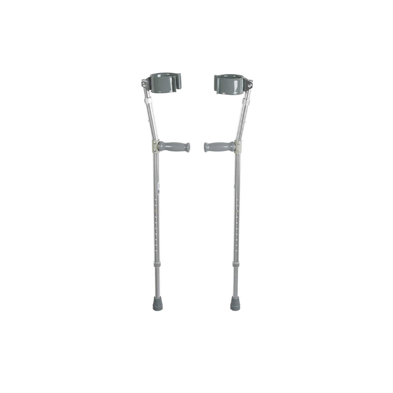 Drive Medical Ergonomic Bariatric Forearm Crutches - 500 lb Weight Cap