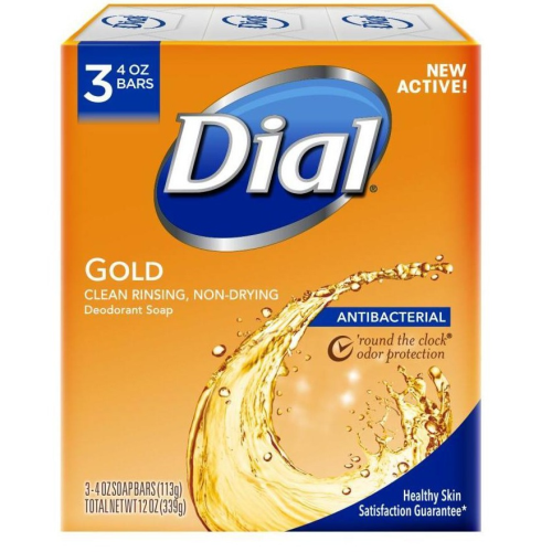 Dial Gold Bar Soap- 3 Count