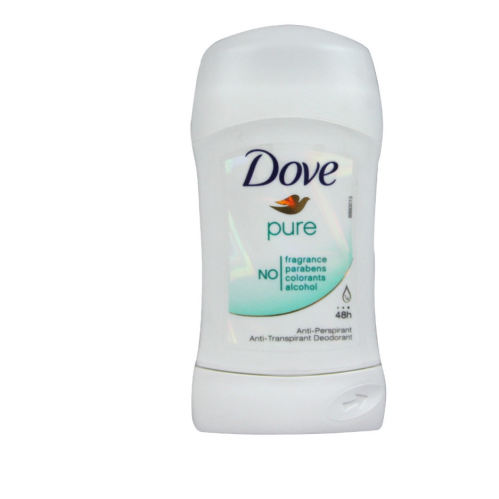 DOVE PURE 48HR DEODAORANT 40ML