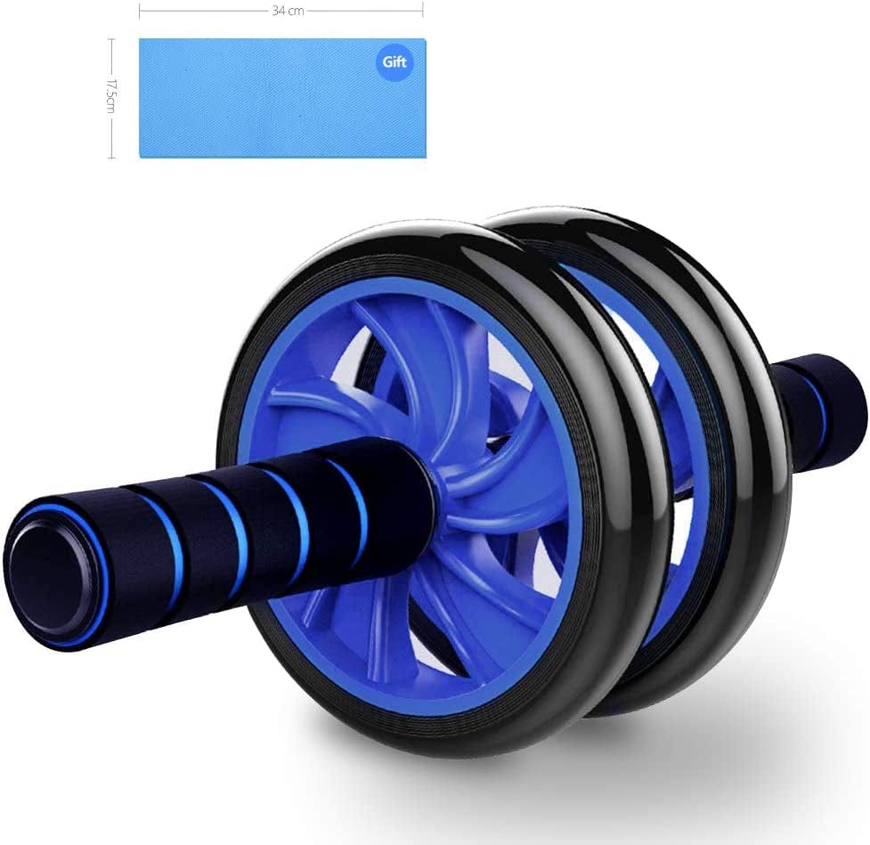 BEIKEJU Ab Roller Wheel - Ab Workout Equipment for Core Workout - Abdominal Muscle Training Wheel with Knee Pad - Home Fitness Equipment for Men & Women