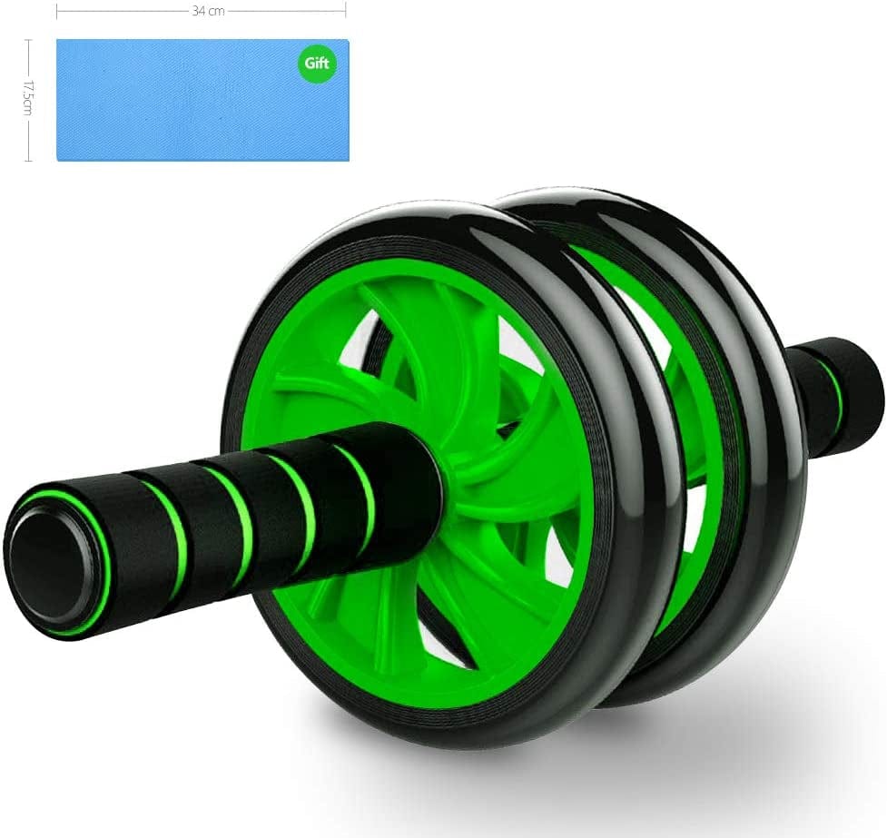 BEIKEJU Ab Roller Wheel - Ab Workout Equipment for Core Workout - Abdominal Muscle Training Wheel with Knee Pad - Home Fitness Equipment for Men & Women