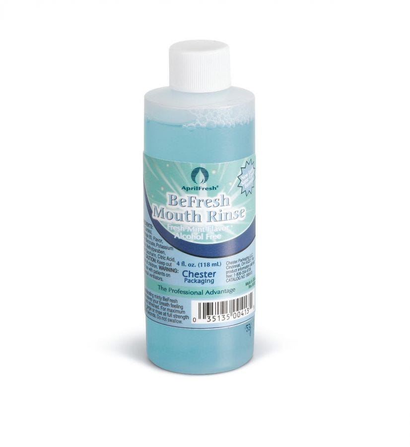Medline SparkleFresh No Alcohol Mouthwash 4 oz Case of 60 63707157