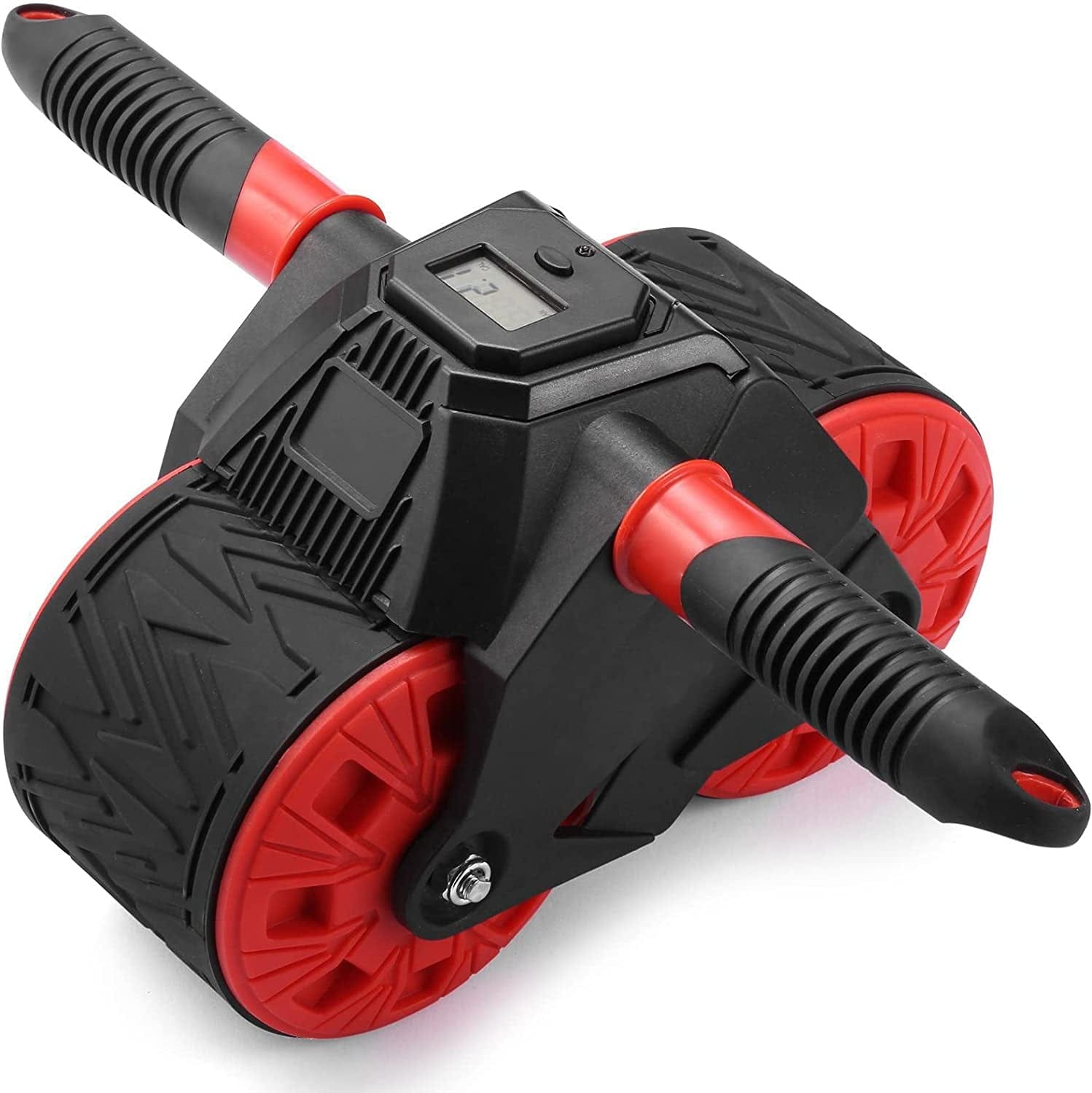 Huhuali Ab Roller Wheel for Abs Workout Abdominal Wheel Roller Exercise Equipment Kit with Knee Mat and Resistance Rope for Men Women Home Gym Exercise