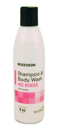 McKesson 53-27913-8 Rinse-Free Shampoo and Body Wash, Case of 48