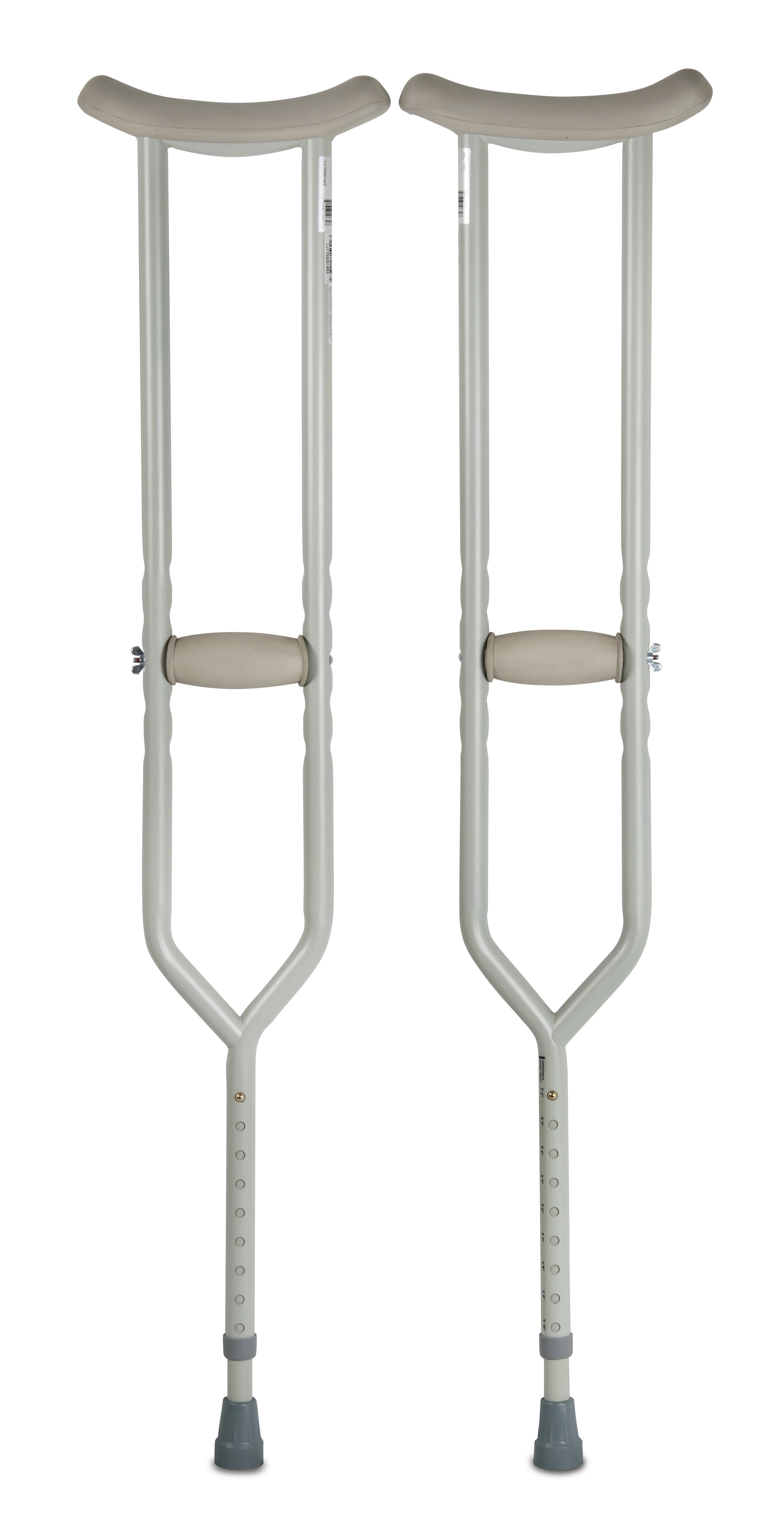 McKesson Underarm Crutches, 5 ft. 2 in. – 5 ft. 10 in.
